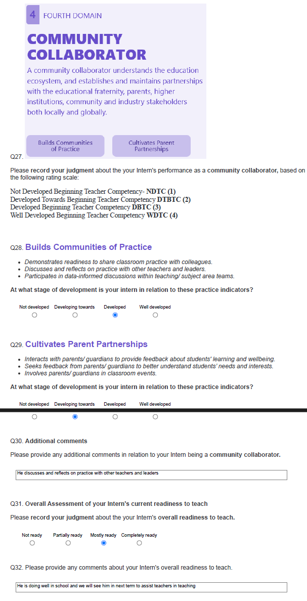 Term One Professional Growth Evidence