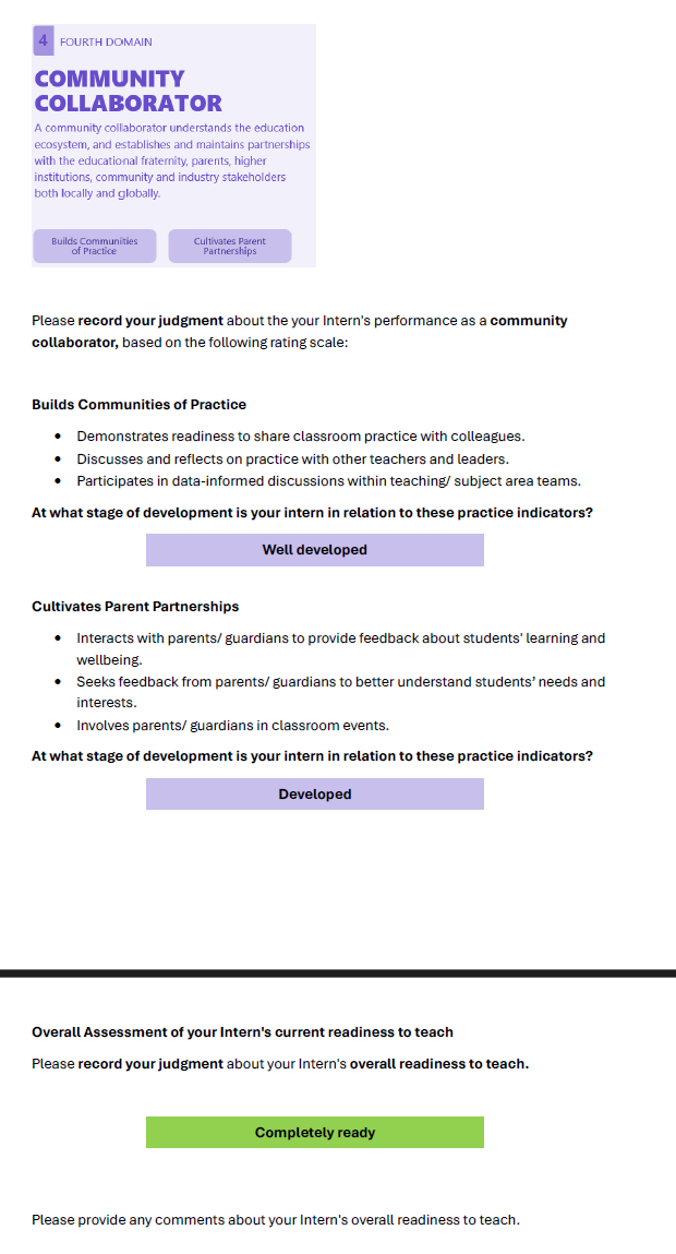 Term Three Professional Growth Evidence